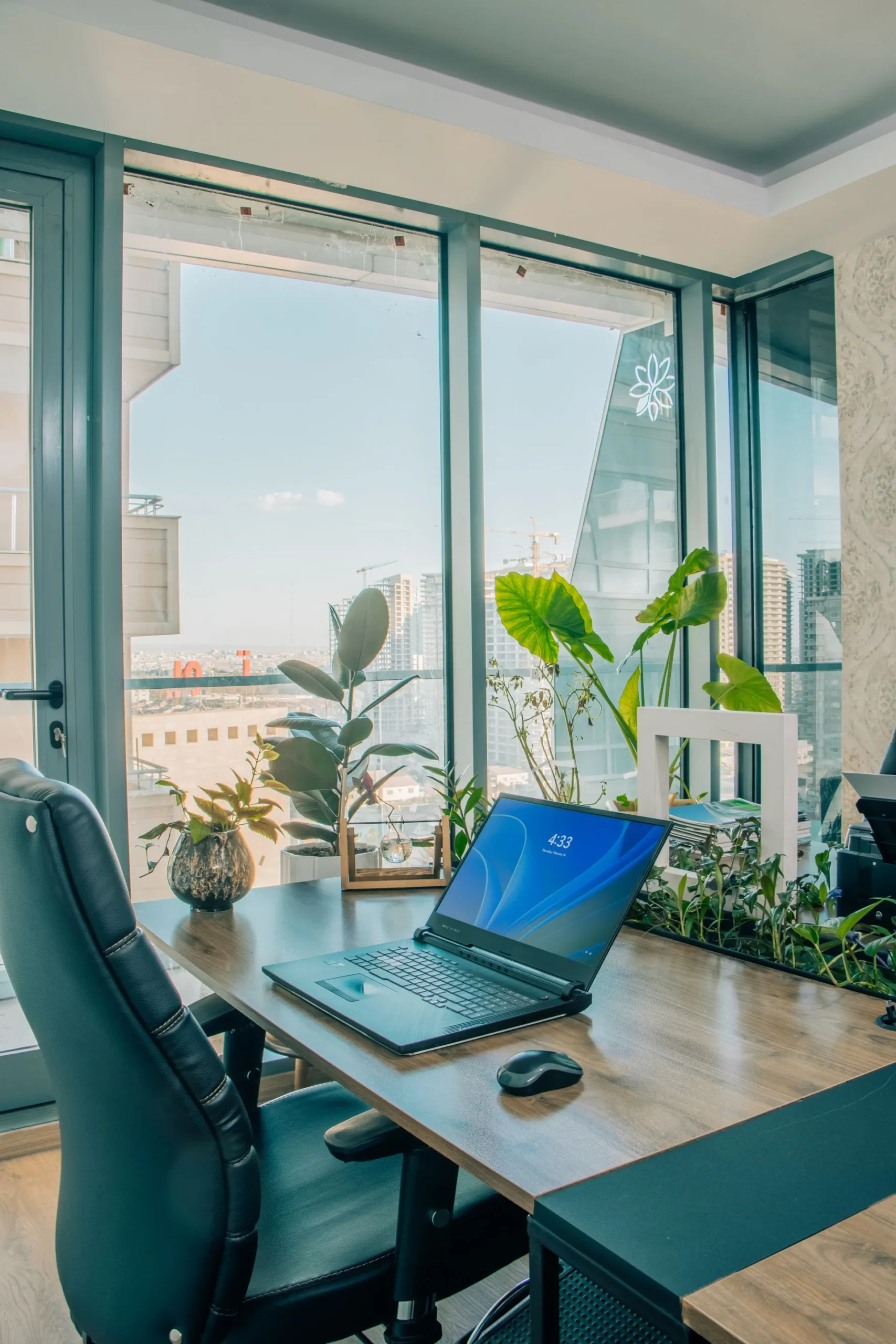 Modern commercial office interior cleaned by D&D Prestige