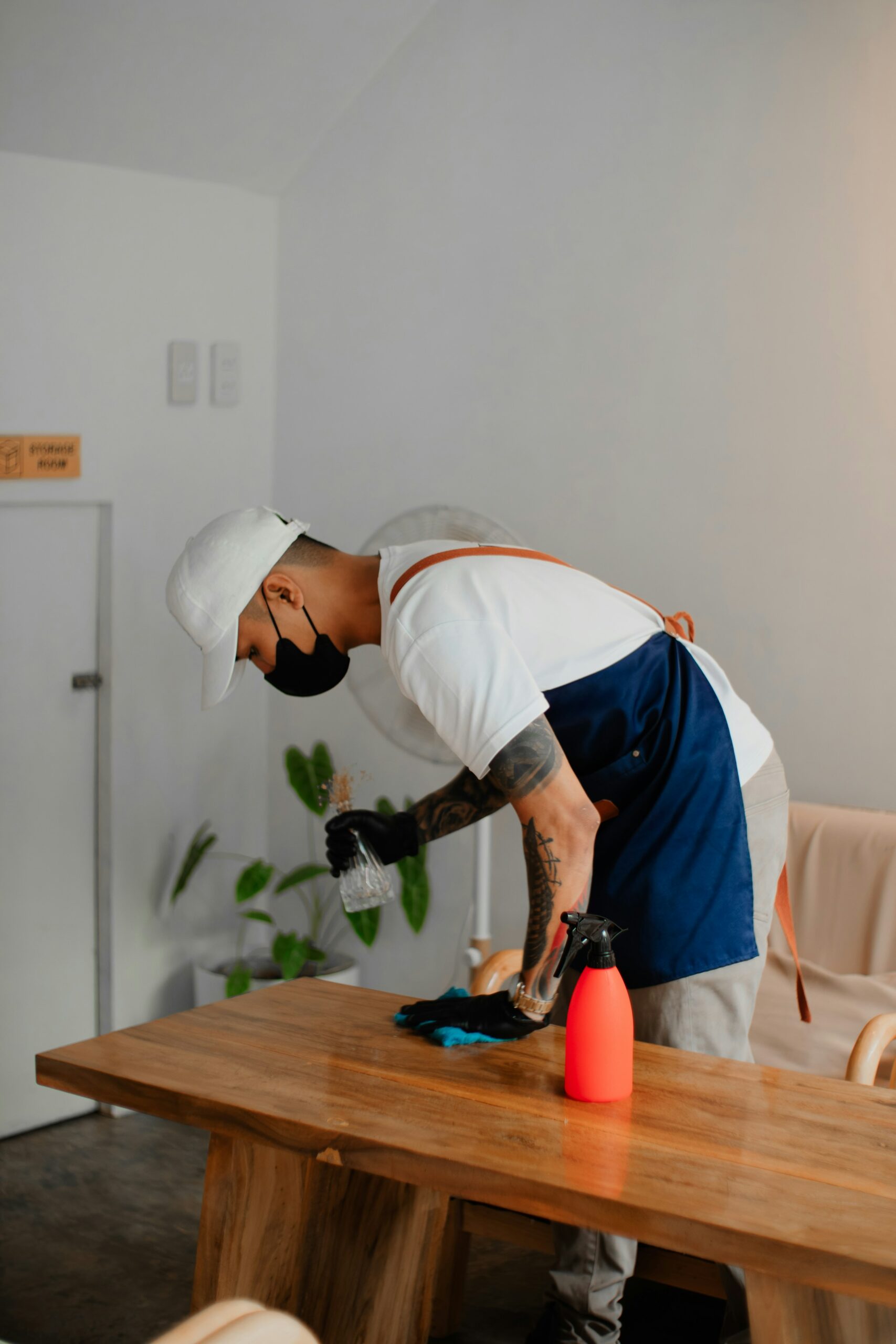 Disinfecting high-touch surfaces in office environment