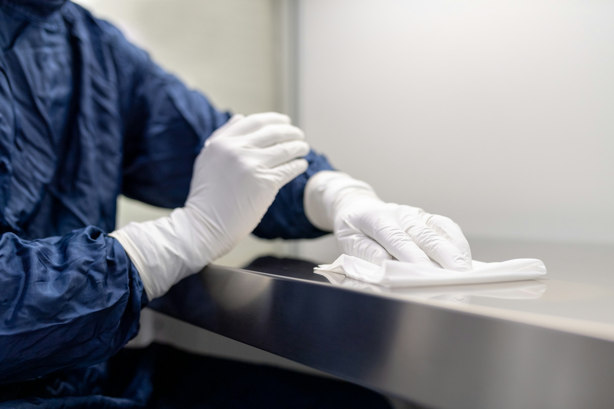 Shared office surfaces that need disinfecting